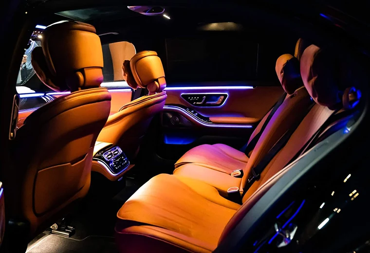 Intérieur d'une Mercedes