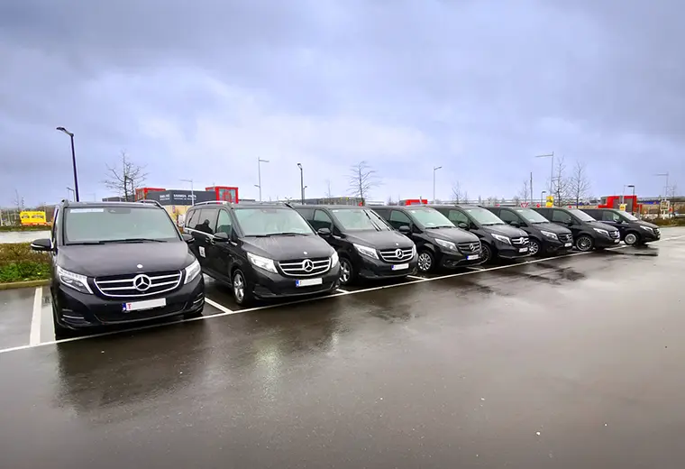 Flotte de véhicule de Brussels Minibus